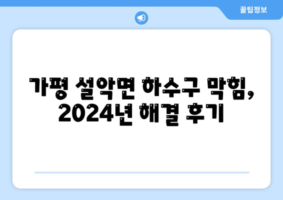 경기도 가평군 설악면 하수구막힘 | 가격 | 비용 | 기름제거 | 싱크대 | 변기 | 세면대 | 역류 | 냄새차단 | 2024 후기