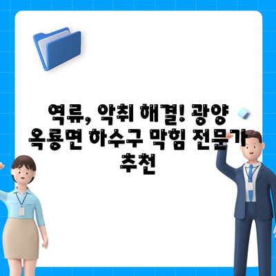 전라남도 광양시 옥룡면 하수구막힘 | 가격 | 비용 | 기름제거 | 싱크대 | 변기 | 세면대 | 역류 | 냄새차단 | 2024 후기