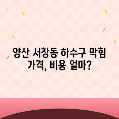 경상남도 양산시 서창동 하수구막힘 | 가격 | 비용 | 기름제거 | 싱크대 | 변기 | 세면대 | 역류 | 냄새차단 | 2024 후기