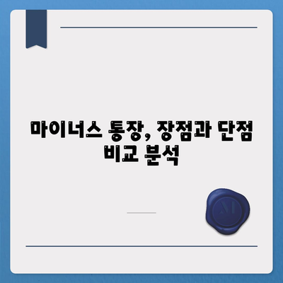 마이너스 통장 개설