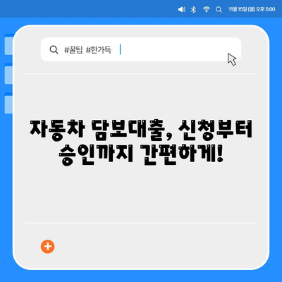 자동차 담보대출