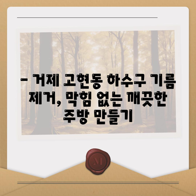 경상남도 거제시 고현동 하수구막힘 | 가격 | 비용 | 기름제거 | 싱크대 | 변기 | 세면대 | 역류 | 냄새차단 | 2024 후기