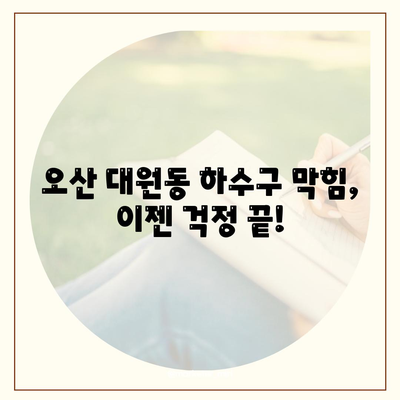 경기도 오산시 대원동 하수구막힘 | 가격 | 비용 | 기름제거 | 싱크대 | 변기 | 세면대 | 역류 | 냄새차단 | 2024 후기