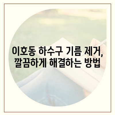 제주도 제주시 이호동 하수구막힘 | 가격 | 비용 | 기름제거 | 싱크대 | 변기 | 세면대 | 역류 | 냄새차단 | 2024 후기