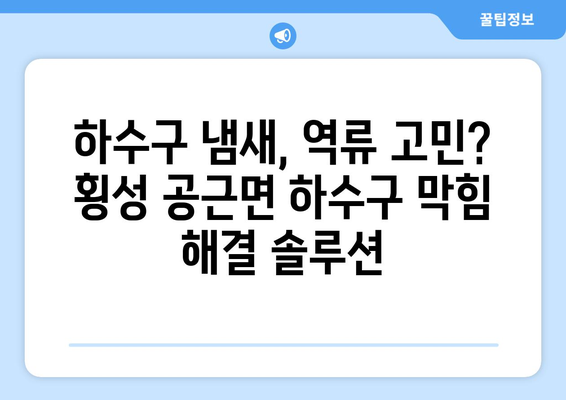 강원도 횡성군 공근면 하수구막힘 | 가격 | 비용 | 기름제거 | 싱크대 | 변기 | 세면대 | 역류 | 냄새차단 | 2024 후기