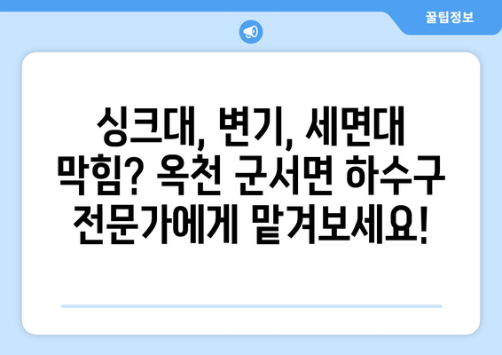 충청북도 옥천군 군서면 하수구막힘 | 가격 | 비용 | 기름제거 | 싱크대 | 변기 | 세면대 | 역류 | 냄새차단 | 2024 후기