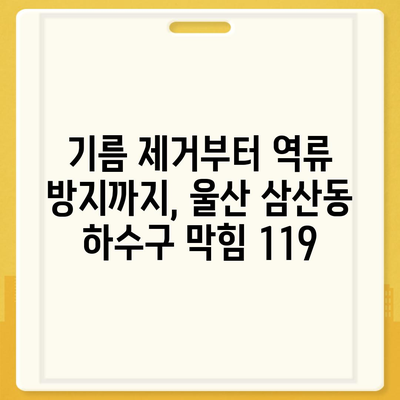 울산시 남구 삼산동 하수구막힘 | 가격 | 비용 | 기름제거 | 싱크대 | 변기 | 세면대 | 역류 | 냄새차단 | 2024 후기