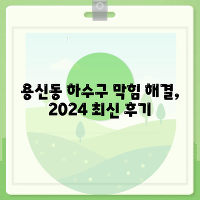 서울시 동대문구 용신동 하수구막힘 | 가격 | 비용 | 기름제거 | 싱크대 | 변기 | 세면대 | 역류 | 냄새차단 | 2024 후기