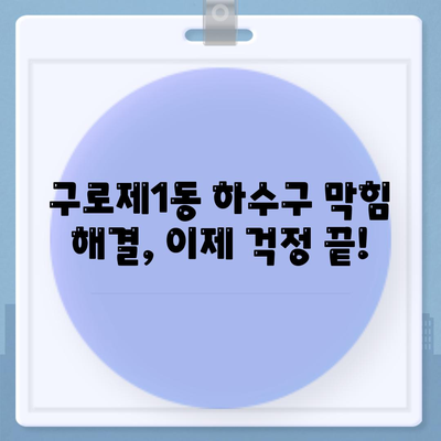 서울시 구로구 구로제1동 하수구막힘 | 가격 | 비용 | 기름제거 | 싱크대 | 변기 | 세면대 | 역류 | 냄새차단 | 2024 후기