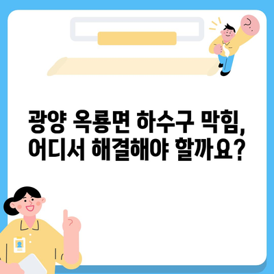 전라남도 광양시 옥룡면 하수구막힘 | 가격 | 비용 | 기름제거 | 싱크대 | 변기 | 세면대 | 역류 | 냄새차단 | 2024 후기