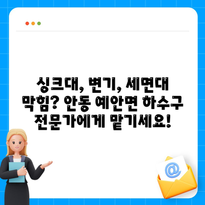 경상북도 안동시 예안면 하수구막힘 | 가격 | 비용 | 기름제거 | 싱크대 | 변기 | 세면대 | 역류 | 냄새차단 | 2024 후기