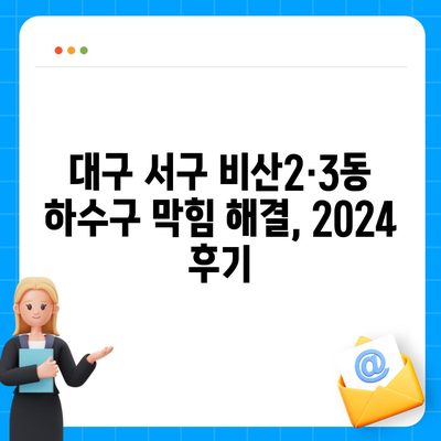 대구시 서구 비산2·3동 하수구막힘 | 가격 | 비용 | 기름제거 | 싱크대 | 변기 | 세면대 | 역류 | 냄새차단 | 2024 후기