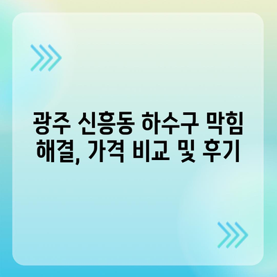 광주시 광산구 신흥동 하수구막힘 | 가격 | 비용 | 기름제거 | 싱크대 | 변기 | 세면대 | 역류 | 냄새차단 | 2024 후기