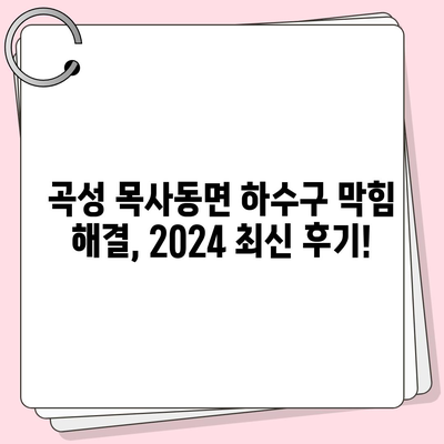 전라남도 곡성군 목사동면 하수구막힘 | 가격 | 비용 | 기름제거 | 싱크대 | 변기 | 세면대 | 역류 | 냄새차단 | 2024 후기