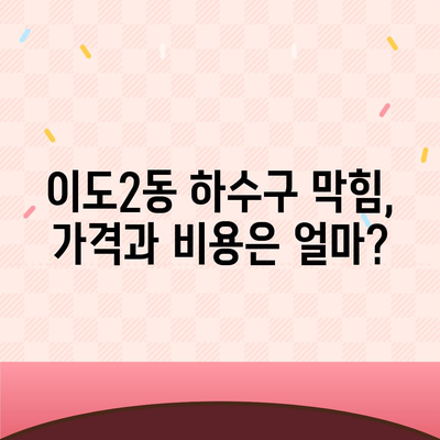 제주도 제주시 이도2동 하수구막힘 | 가격 | 비용 | 기름제거 | 싱크대 | 변기 | 세면대 | 역류 | 냄새차단 | 2024 후기