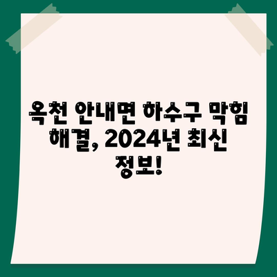 충청북도 옥천군 안내면 하수구막힘 | 가격 | 비용 | 기름제거 | 싱크대 | 변기 | 세면대 | 역류 | 냄새차단 | 2024 후기