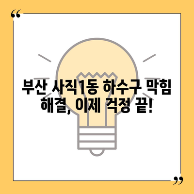 부산시 동래구 사직1동 하수구막힘 | 가격 | 비용 | 기름제거 | 싱크대 | 변기 | 세면대 | 역류 | 냄새차단 | 2024 후기