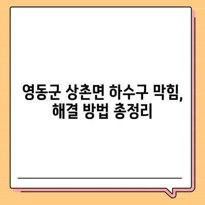 충청북도 영동군 상촌면 하수구막힘 | 가격 | 비용 | 기름제거 | 싱크대 | 변기 | 세면대 | 역류 | 냄새차단 | 2024 후기