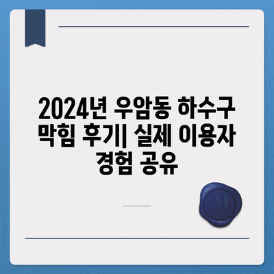 부산시 남구 우암동 하수구막힘 | 가격 | 비용 | 기름제거 | 싱크대 | 변기 | 세면대 | 역류 | 냄새차단 | 2024 후기