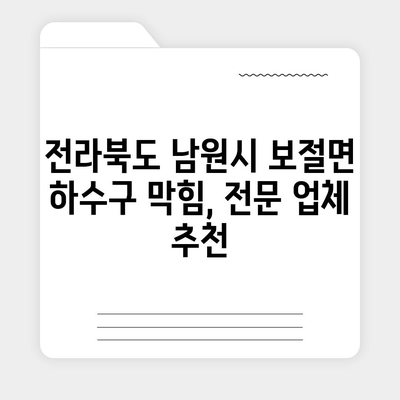 전라북도 남원시 보절면 하수구막힘 | 가격 | 비용 | 기름제거 | 싱크대 | 변기 | 세면대 | 역류 | 냄새차단 | 2024 후기