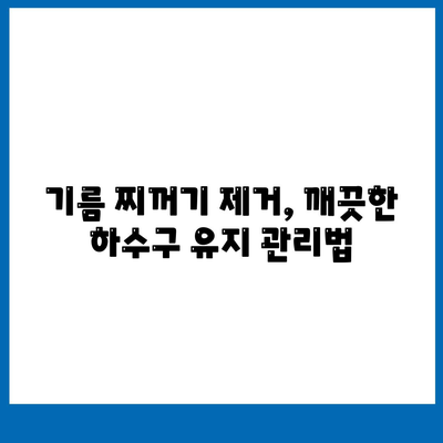 강원도 삼척시 원덕읍 하수구막힘 | 가격 | 비용 | 기름제거 | 싱크대 | 변기 | 세면대 | 역류 | 냄새차단 | 2024 후기