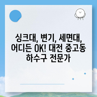 대전시 대덕구 중고동 하수구막힘 | 가격 | 비용 | 기름제거 | 싱크대 | 변기 | 세면대 | 역류 | 냄새차단 | 2024 후기