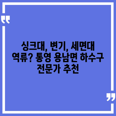 경상남도 통영시 용남면 하수구막힘 | 가격 | 비용 | 기름제거 | 싱크대 | 변기 | 세면대 | 역류 | 냄새차단 | 2024 후기