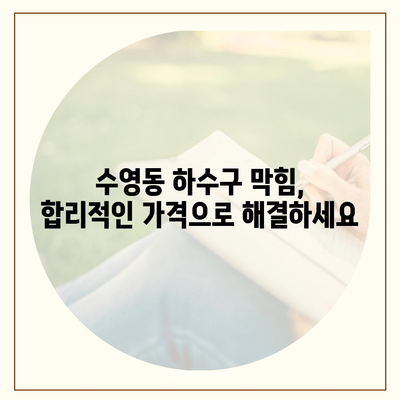 부산시 수영구 수영동 하수구막힘 | 가격 | 비용 | 기름제거 | 싱크대 | 변기 | 세면대 | 역류 | 냄새차단 | 2024 후기