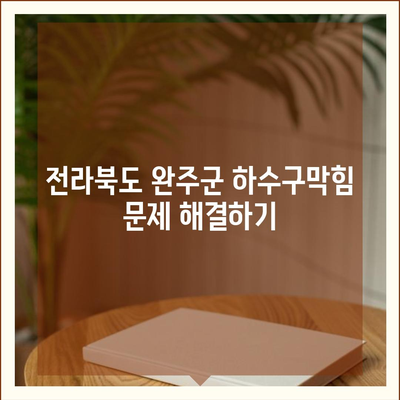 전라북도 완주군 동상면 하수구막힘 | 가격 | 비용 | 기름제거 | 싱크대 | 변기 | 세면대 | 역류 | 냄새차단 | 2024 후기