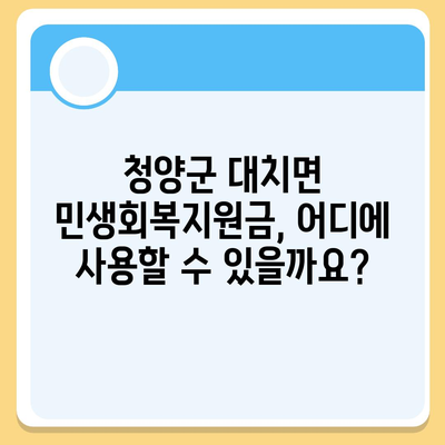 충청남도 청양군 대치면 민생회복지원금 | 신청 | 신청방법 | 대상 | 지급일 | 사용처 | 전국민 | 이재명 | 2024