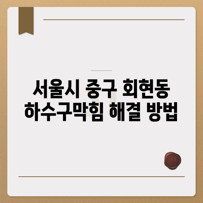 서울시 중구 회현동 하수구막힘 | 가격 | 비용 | 기름제거 | 싱크대 | 변기 | 세면대 | 역류 | 냄새차단 | 2024 후기