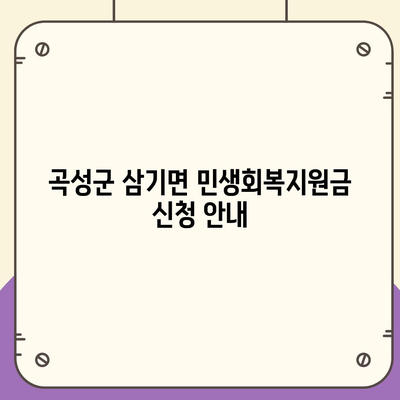 전라남도 곡성군 삼기면 민생회복지원금 | 신청 | 신청방법 | 대상 | 지급일 | 사용처 | 전국민 | 이재명 | 2024