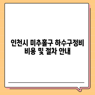 인천시 미추홀구 도화2·3동 하수구막힘 | 가격 | 비용 | 기름제거 | 싱크대 | 변기 | 세면대 | 역류 | 냄새차단 | 2024 후기