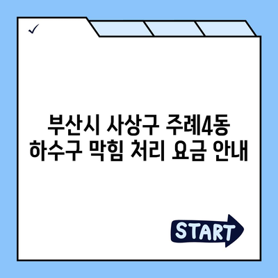 부산시 사상구 주례4동 하수구막힘 | 가격 | 비용 | 기름제거 | 싱크대 | 변기 | 세면대 | 역류 | 냄새차단 | 2024 후기