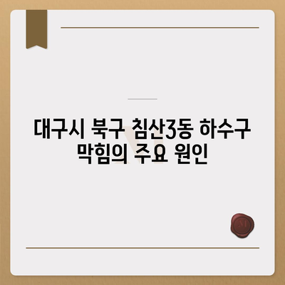 대구시 북구 침산3동 하수구막힘 | 가격 | 비용 | 기름제거 | 싱크대 | 변기 | 세면대 | 역류 | 냄새차단 | 2024 후기