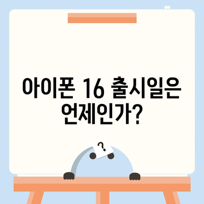 아이폰 16 출시일, 가격, 디자인, 1차 출시국 정보 정리