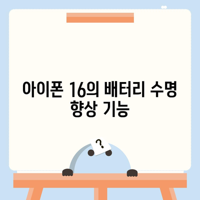 아이폰 16 배터리 업데이트 | 개선 사항 및 새로운 기능