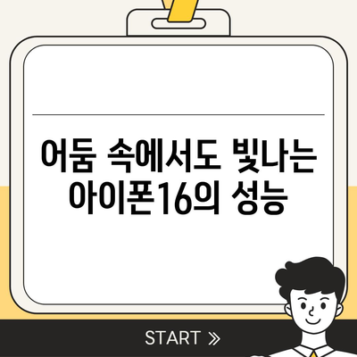 아이폰16 카메라 | 빛에 생명을 불어넣는 혁명적인 렌즈