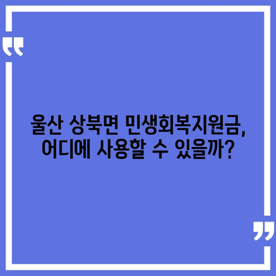 울산시 울주군 상북면 민생회복지원금 | 신청 | 신청방법 | 대상 | 지급일 | 사용처 | 전국민 | 이재명 | 2024