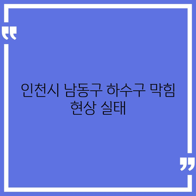 인천시 남동구 만수4동 하수구막힘 | 가격 | 비용 | 기름제거 | 싱크대 | 변기 | 세면대 | 역류 | 냄새차단 | 2024 후기