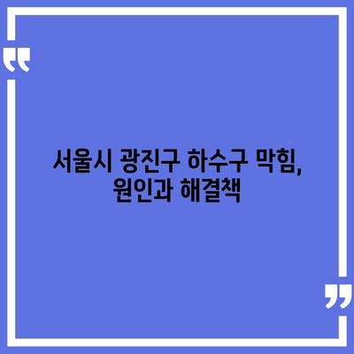 서울시 광진구 능동 하수구막힘 | 가격 | 비용 | 기름제거 | 싱크대 | 변기 | 세면대 | 역류 | 냄새차단 | 2024 후기