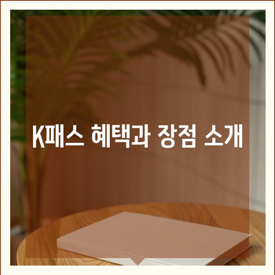 모바일 교통카드 카카오페이 K패스 발급 방법 소개