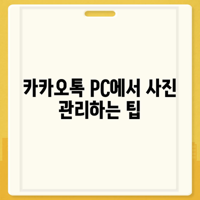 카카오톡 pc버전 사진