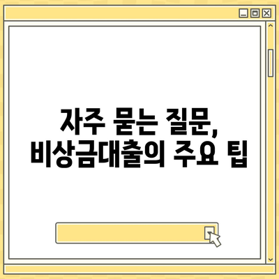 카카오뱅크 비상금대출 신청