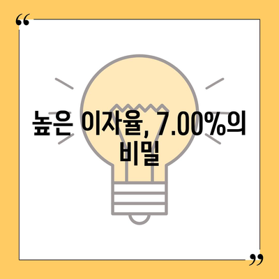 카카오뱅크 한 달 적금 고리대비 고액리 7.00% 후기