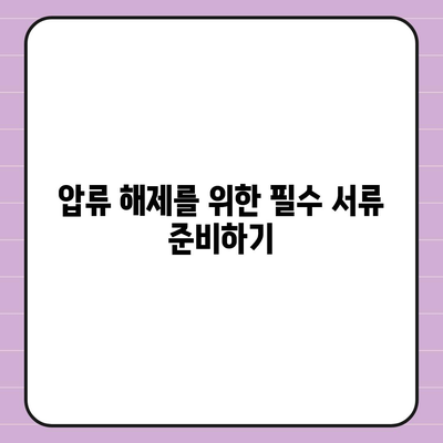 카카오뱅크 통장압류 해제하는 단 하나의 방법