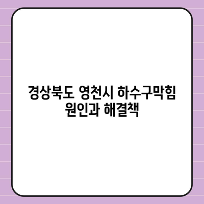 경상북도 영천시 남부동 하수구막힘 | 가격 | 비용 | 기름제거 | 싱크대 | 변기 | 세면대 | 역류 | 냄새차단 | 2024 후기