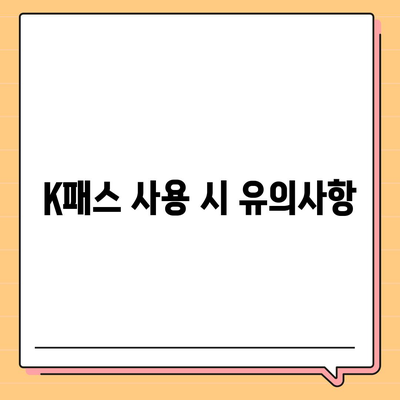 모바일 교통카드 카카오페이 K패스 발급 방법 소개