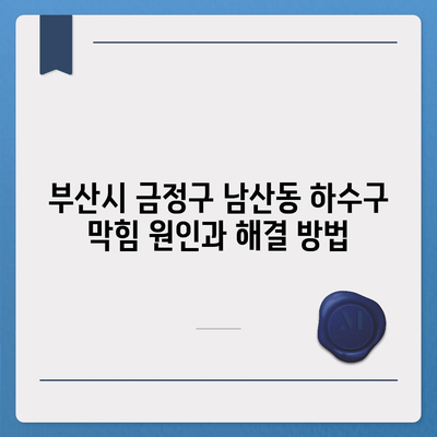 부산시 금정구 남산동 하수구막힘 | 가격 | 비용 | 기름제거 | 싱크대 | 변기 | 세면대 | 역류 | 냄새차단 | 2024 후기