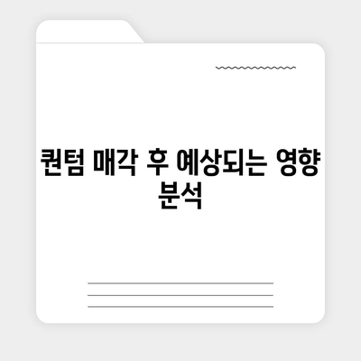 카카오골프 퀀텀 매각 이슈 및 대응